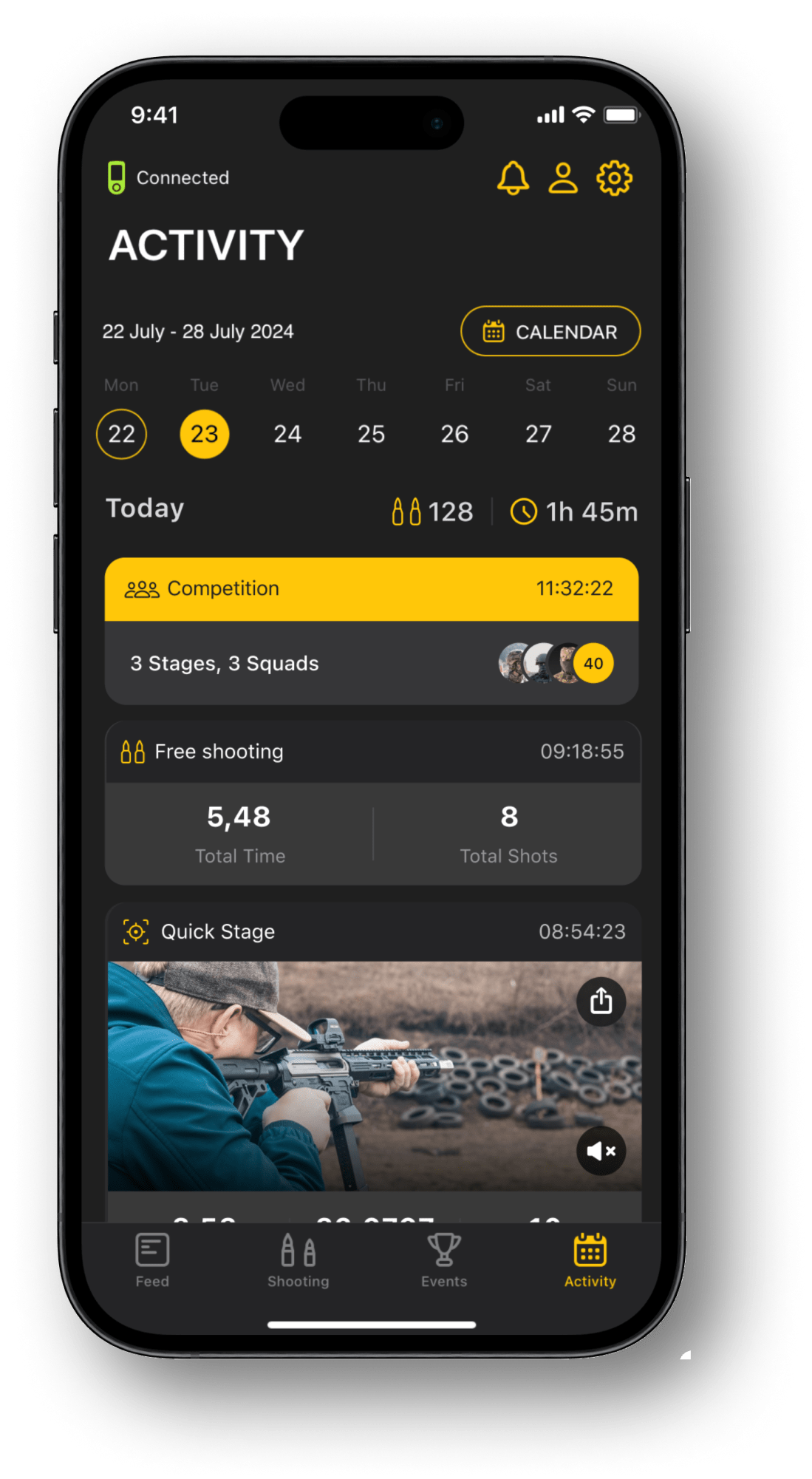 Our Drills mobile app for Shot Timers