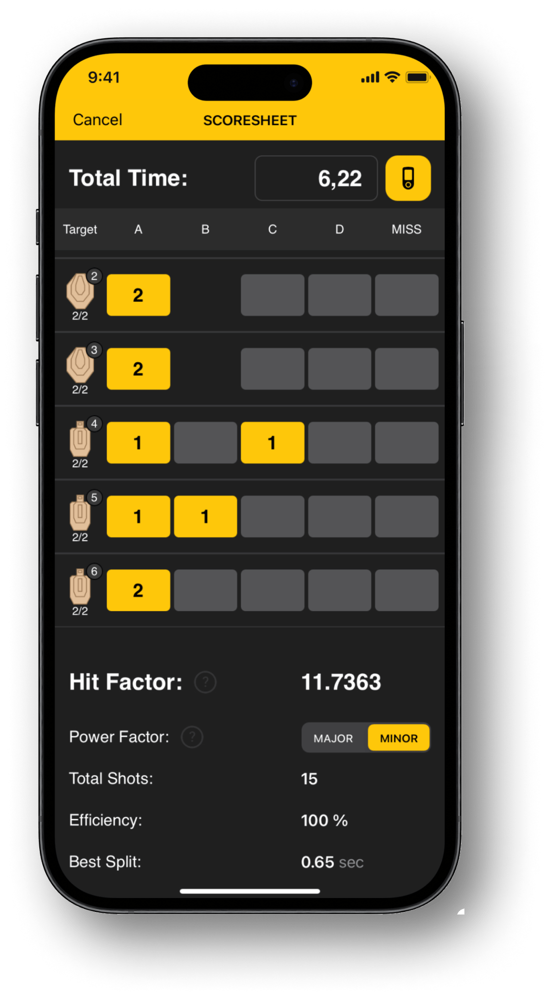 Our Drills mobile app for Shot Timers