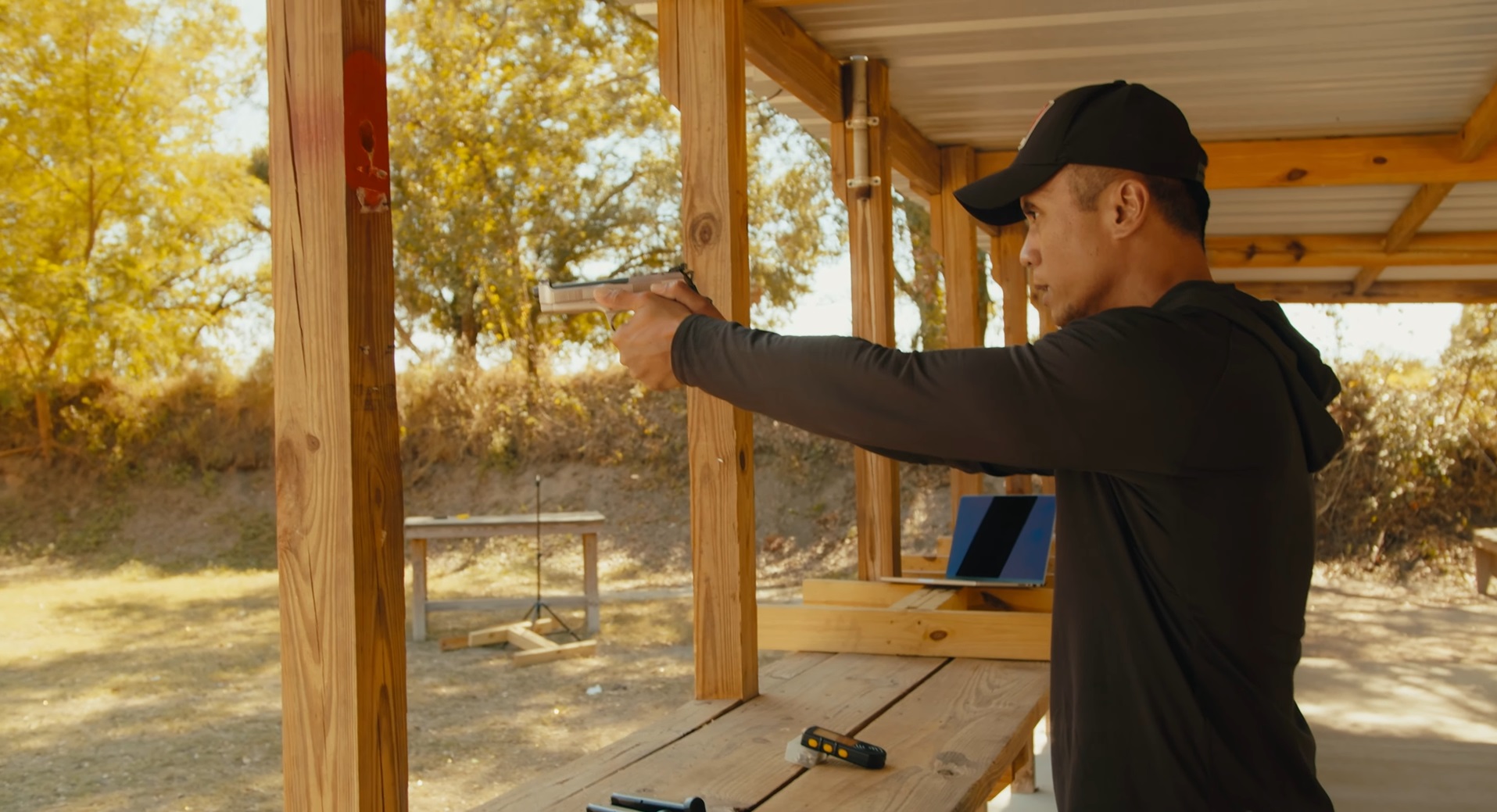 Handgun long range shooting