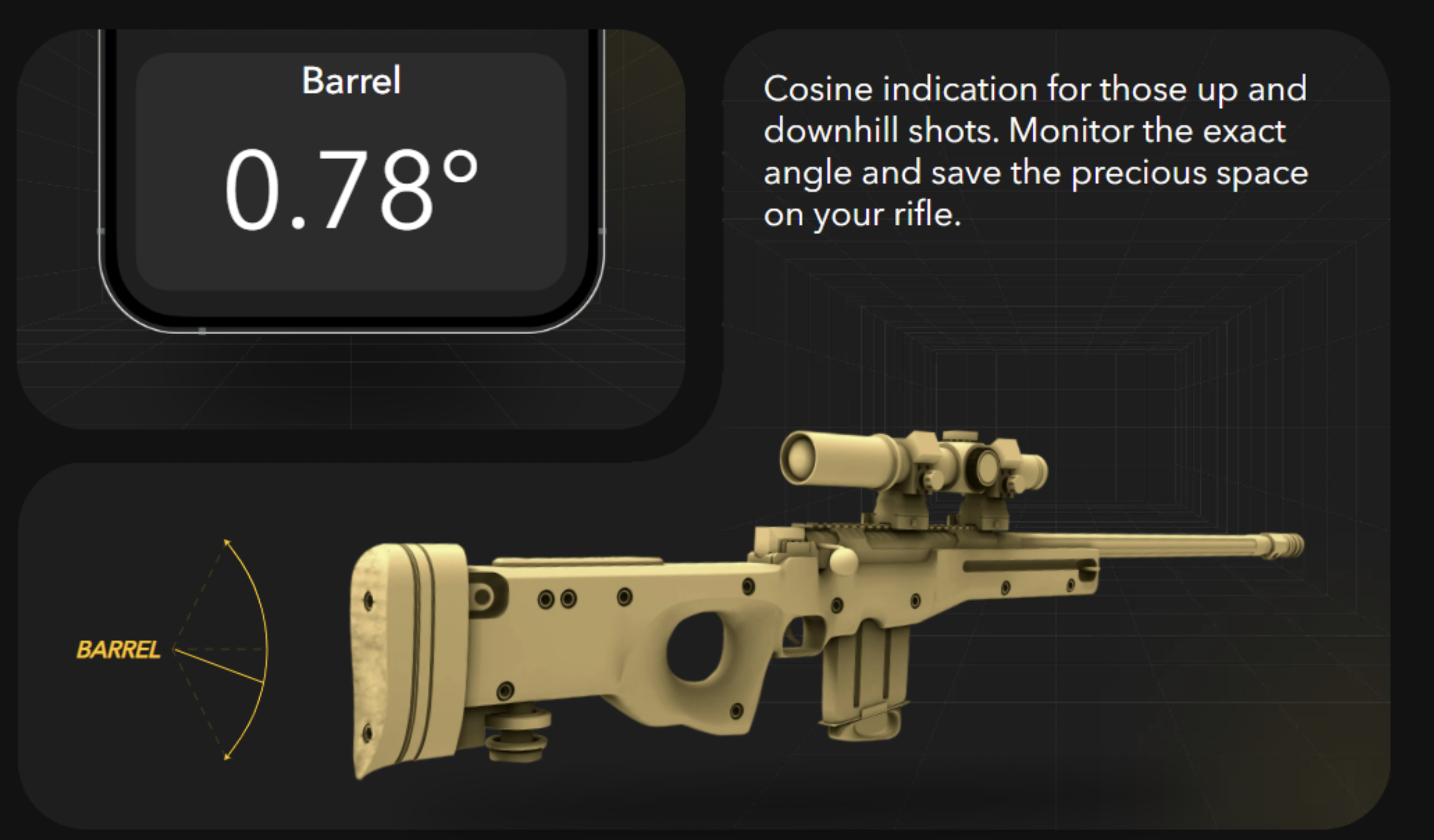 Barrel Angle - SHOOTERS GLOBAL | Shot Timers & Shooting Electronics