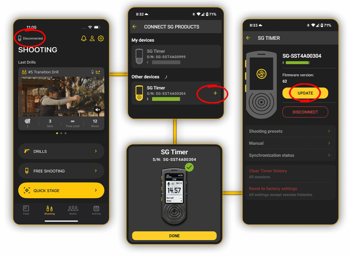 Drills App interface