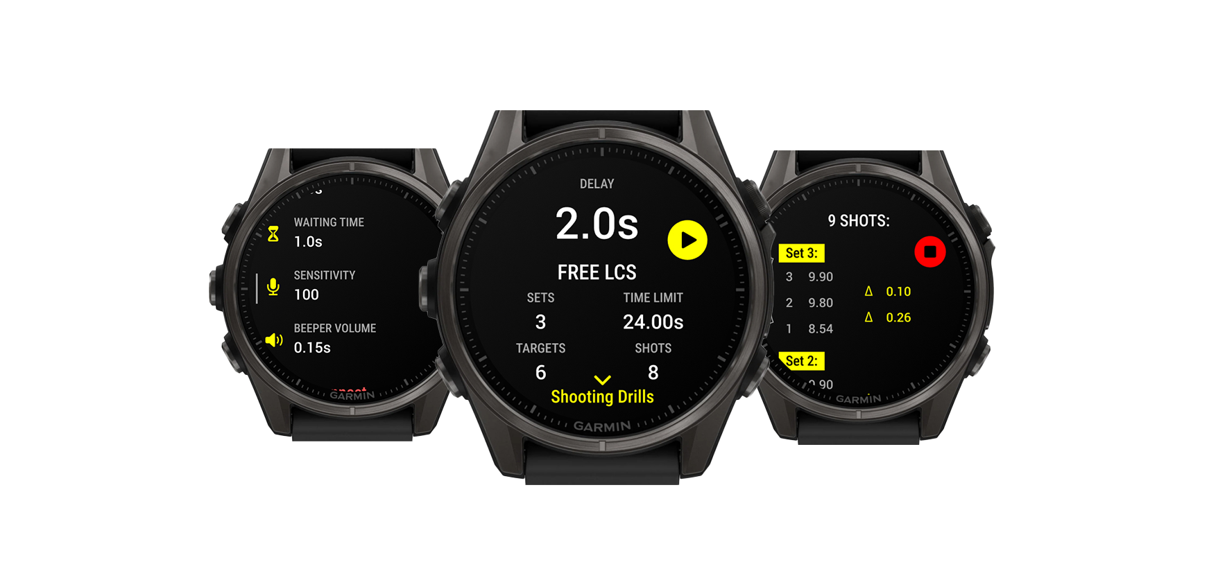Drills on Garmin Watch - SHOOTERS GLOBAL | Shot Timers & Shooting  Electronics