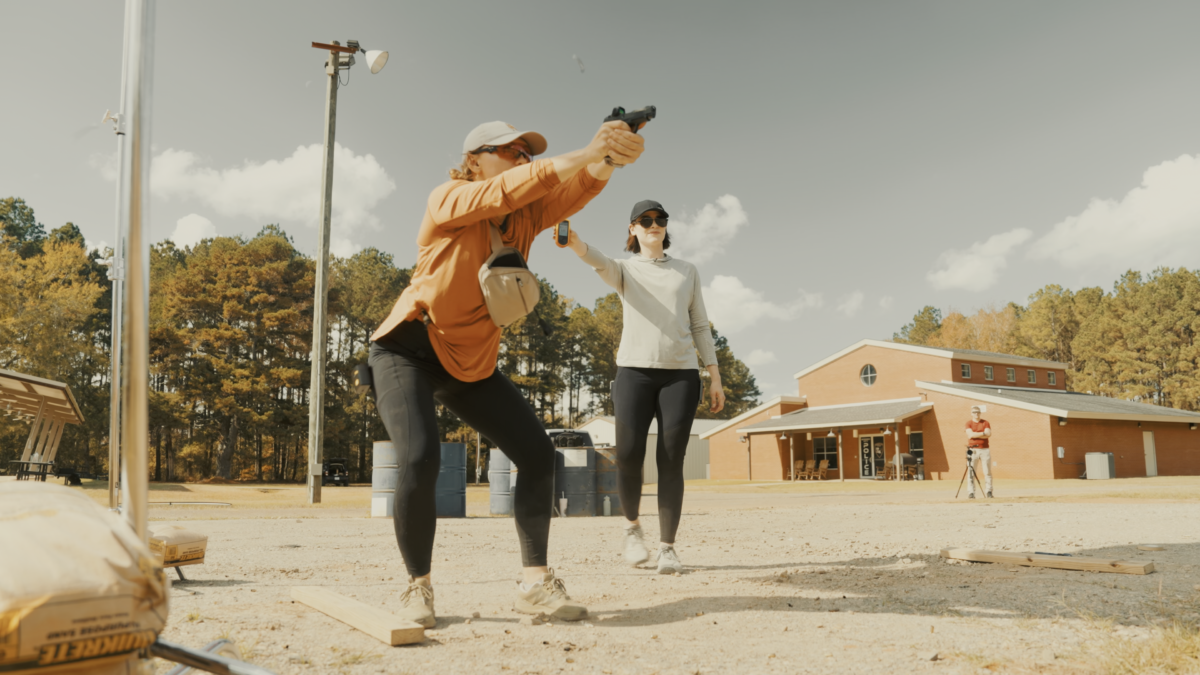 Lena Miculek shooting