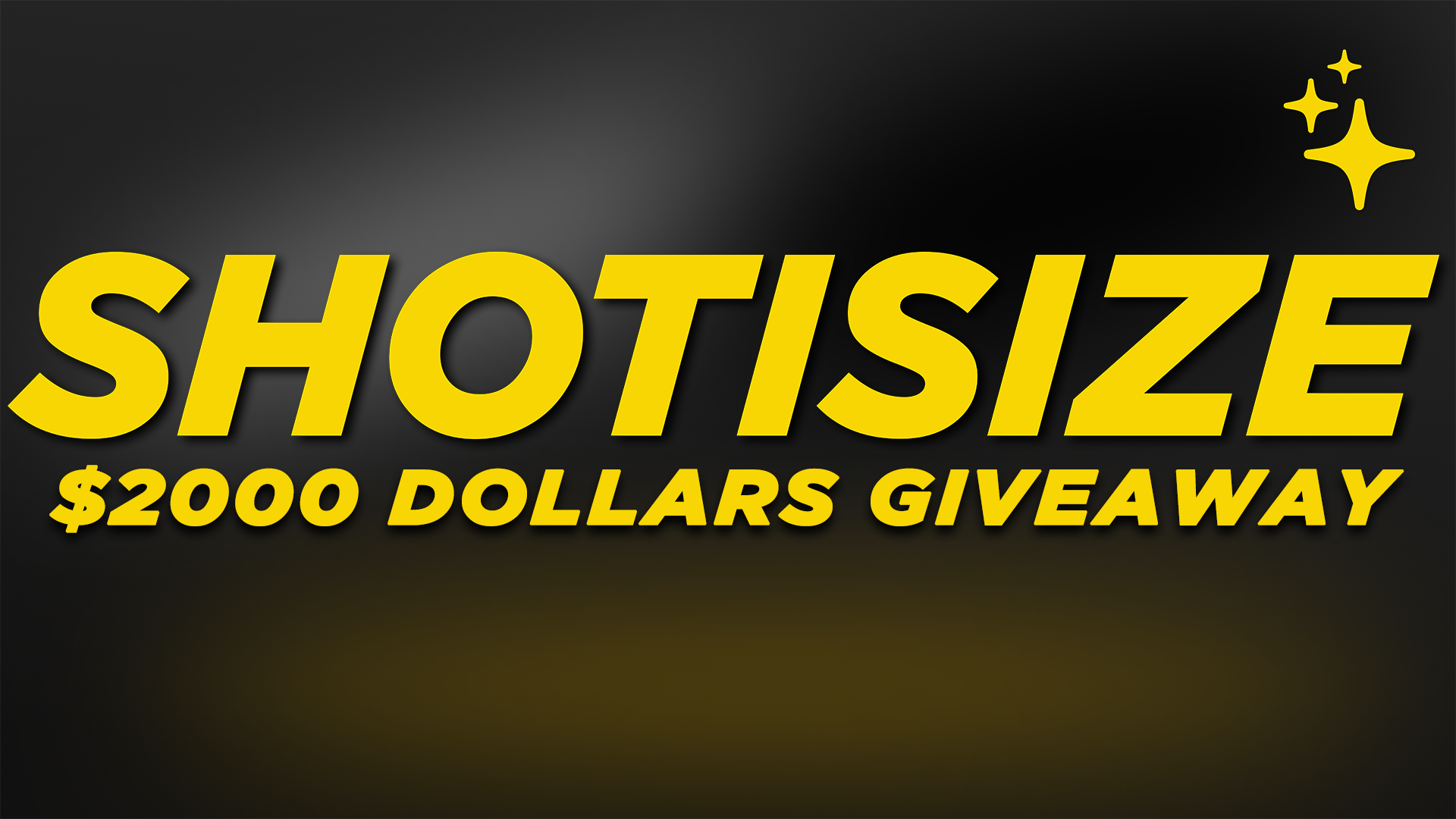 The $2,000 Shotisize Giveaway!
