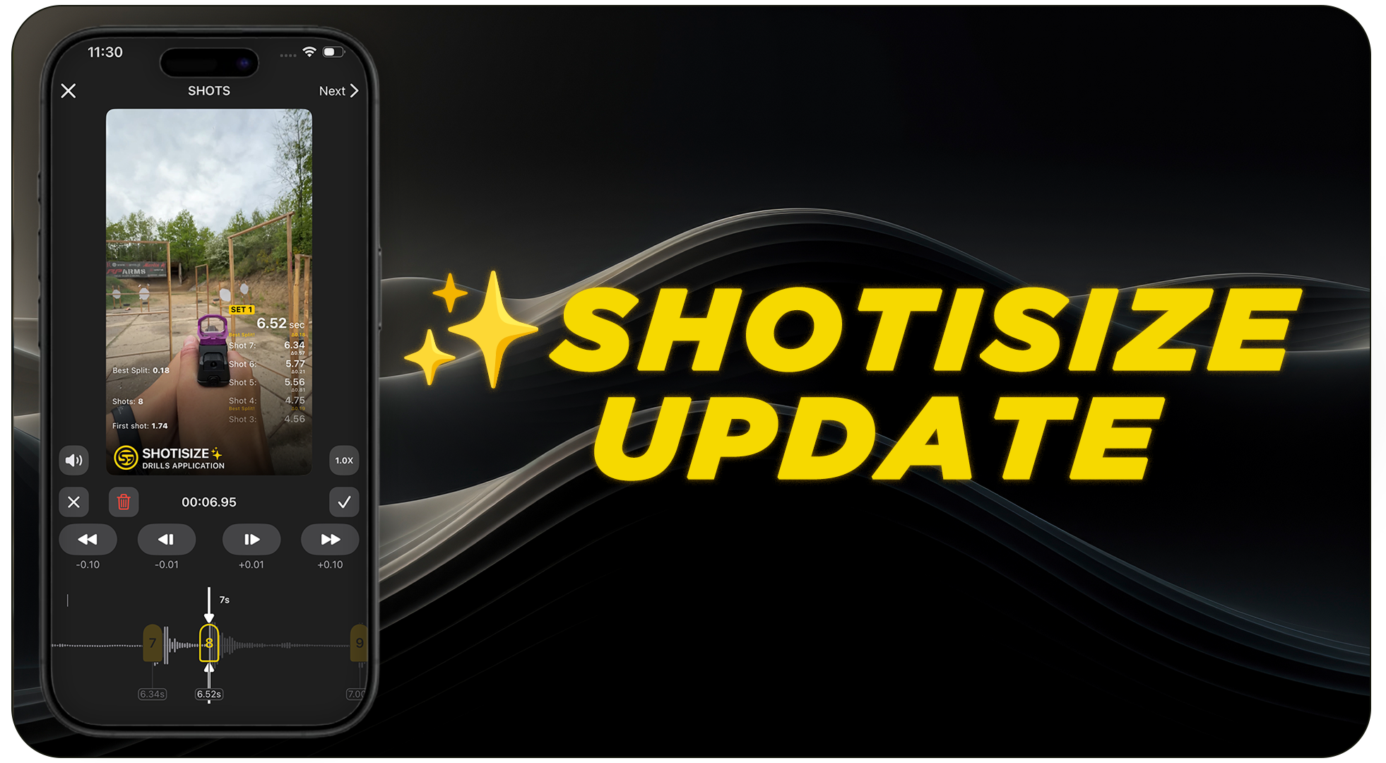 Shotisize AI Update: Shot Timer Overlays with Total Control